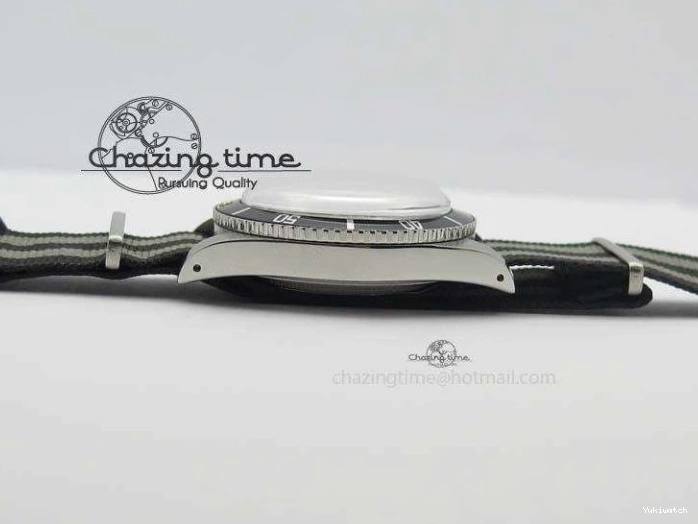 On SS Dial Strap Vintage 1680 White Nylon No Submariner A2836 Date 0218